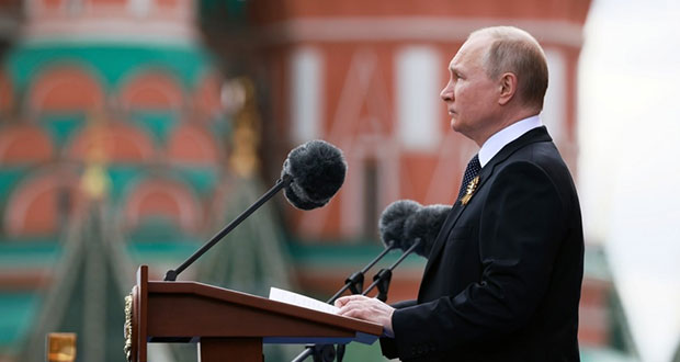 En Día de la Victoria, Putin mantiene invasión a Ucrania y justifica