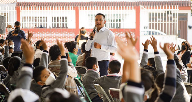 En San Andrés Cholula, ponen en marcha 5 desayunadores escolares