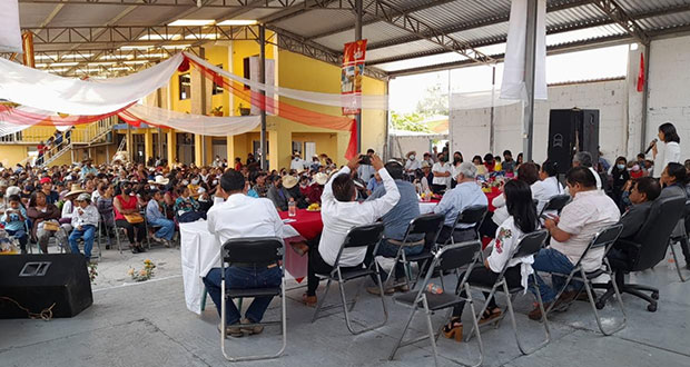 En Santa Inés Ahuatempan, Antorcha llama a formar nuevo partido