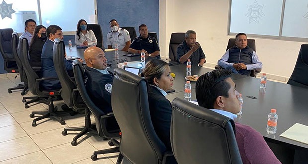 Encabeza Tlatehui reunión de trabajo con mandos de Seguridad