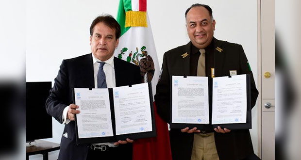 Firman convenio INM y CDH Puebla a favor de migrantes