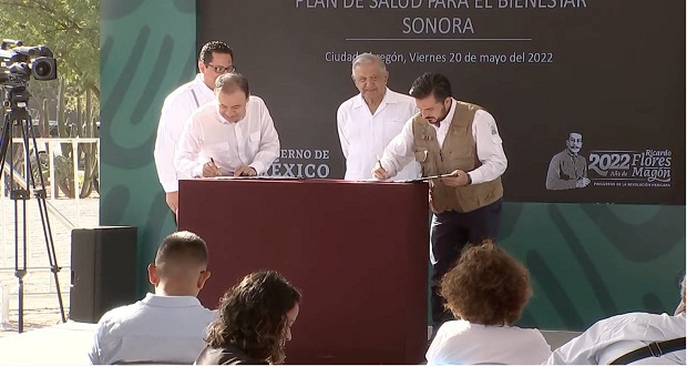 Firman convenio para que servicios de salud de Sonora pasen a IMSS