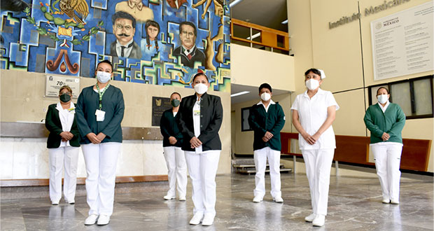 IMSS Puebla reconoce valentía y entrega del personal de enfermería