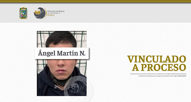 Lo vinculan a proceso por robo a cuentahabiente en Puebla capital