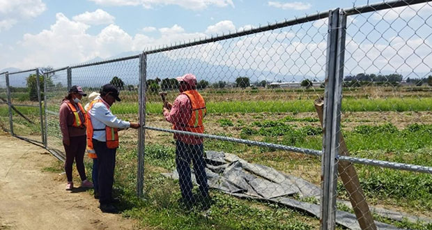 Mantienen restricción en socavón de Juan C. Bonilla