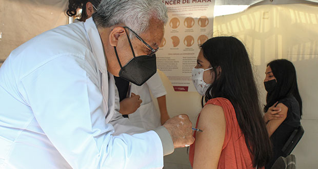 Mira la logística de vacunación contra Covid para adolescentes en Acatlán