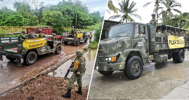 Para Ágatha y otros huracanes, 80 mil militares, listos con Plan D-N-III