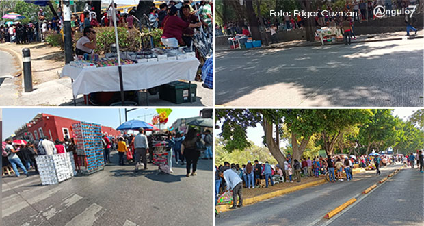 Poblanos disfrutan desfile de 5 de mayo tras 2 años cancelado; abundan ambulantes