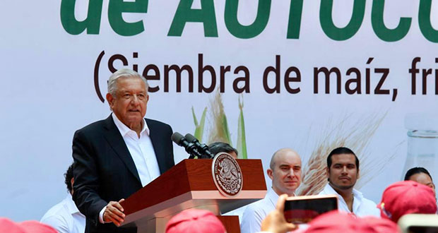 Subirá producción de fertilizantes para autosuficiencia alimentaria: AMLO