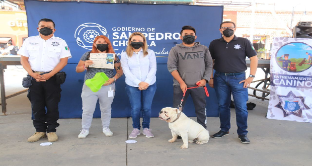 Dan reconocimientos por taller "Entrena a tu Lomito"