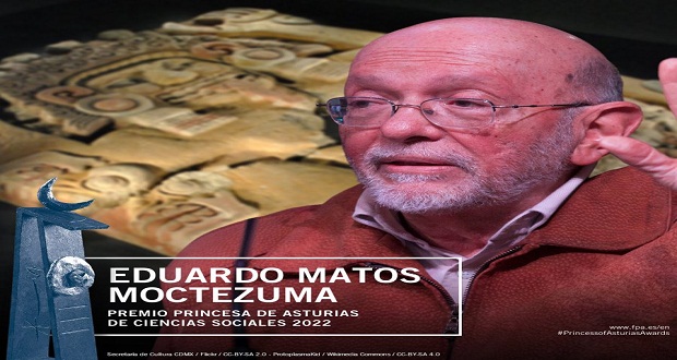 Arqueólogo mexicano Eduardo Matos recibe premio Princesa de Asturias