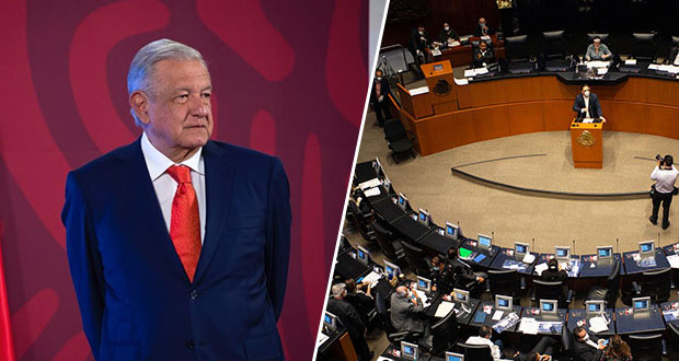 AMLO y líderes del PRI en Senado se pronuncian contra “moratoria contitucional”