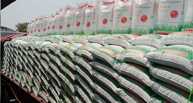 Agricultura entrega fertilizantes a 717 mil campesinos de 9 estados