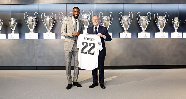 Antonio Rüdiger es presentado como el nuevo defensa del Real Madrid