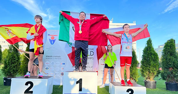 Atleta poblano gana oro en Campeonato Mundial de Síndrome de Down