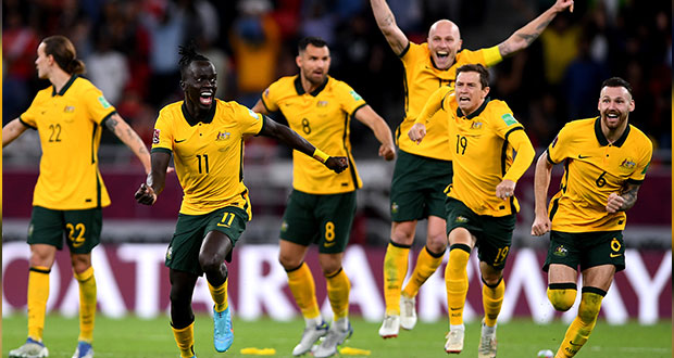 Australia vence a Perú y es el 31° clasificado de Qatar 2022