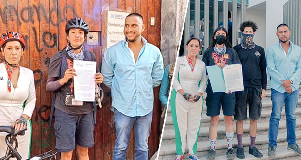 Ciclistas denuncian a policías estatales por amenazas y abuso de autoridad