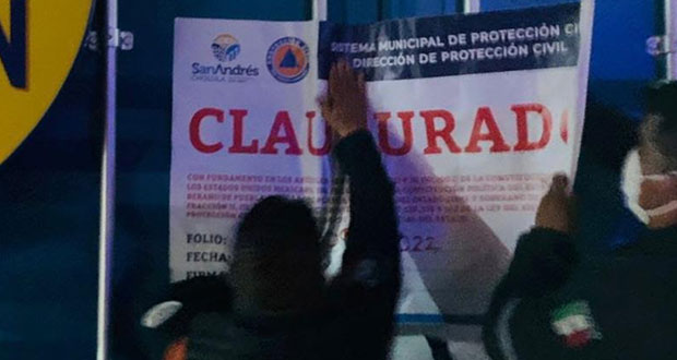 Clausuran 3 bares en San Andrés por incumplir normas de seguridad