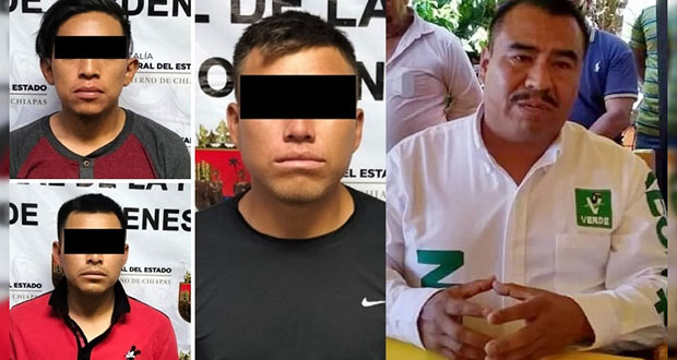 Detienen a tres por asesinato de alcalde de Teopisca, Chiapas