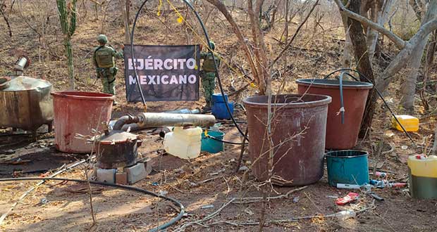 Ejército asegura 6 laboratorios de drogas en Sinaloa