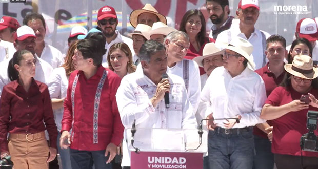 En Coahuila, Morena reúne a Sheinbaum, Adán y Monreal para mostrar músculo