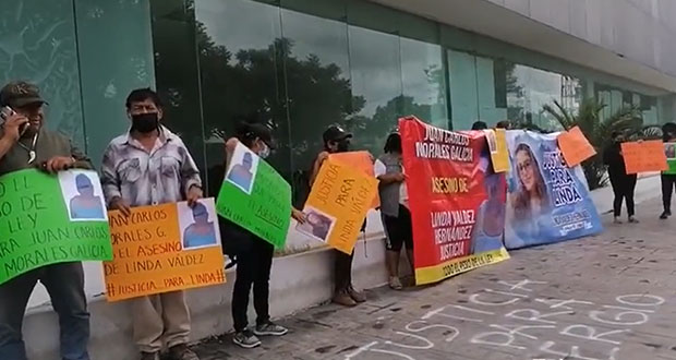 En Tehuacán, piden no volver a liberar a presunto feminicida de Linda