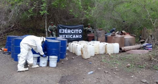 En fin de semana, Ejército desmantela 3 narcolaboratorios en Sinaloa