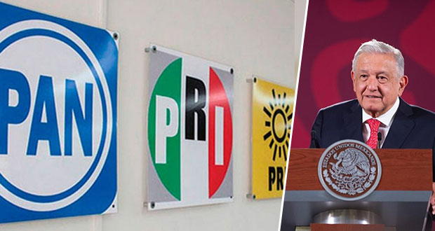 Líderes de PRI, PAN y PRD van por bloqueo a reformas de AMLO