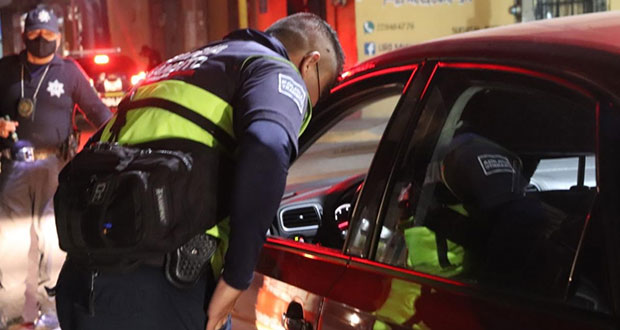 Remiten a 50 conductores ebrios en San Pedro Cholula