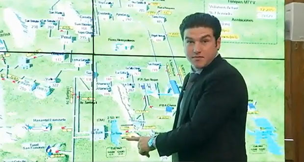 Samuel García da quiniela de lluvias en Monterrey y desata diversión