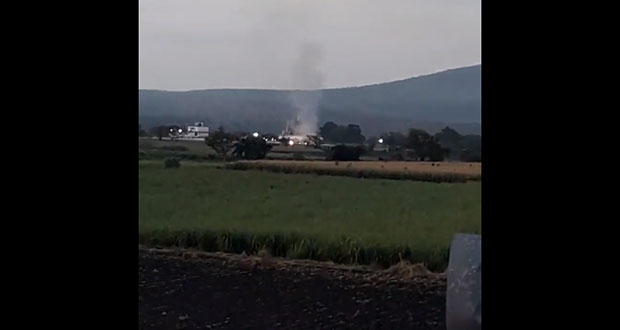 Se incendia gasera de Tepeojuma; no hay lesionados