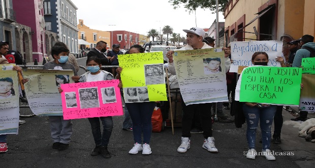 Protestan en Casa Aguayo por Joselin y David, desaparecidos en La Cuchilla 