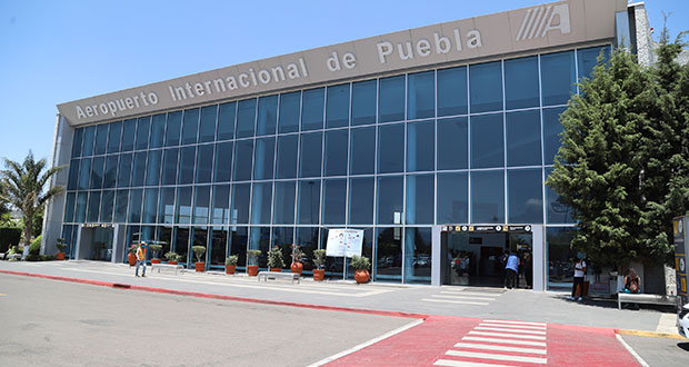 Aeropuerto de Puebla regresa a pasajeros prepandemia; suben 1.3%
