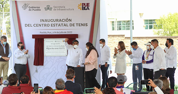 Al sur de la capital, Puebla estrena Centro Estatal de Tenis; habrá academia