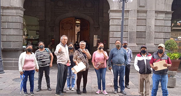 Antorcha pide pavimentación en calles de Puebla capital  