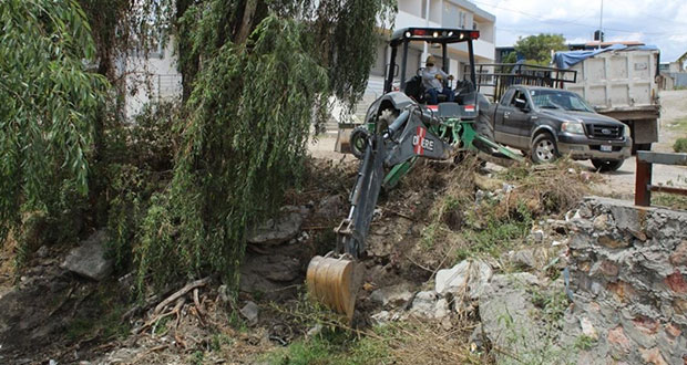 Ayuntamiento previene puntos de inundación en Parque Industrial 2000