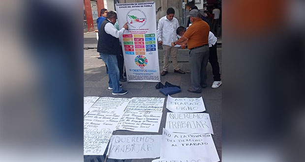 Comuna de Puebla identifica a activista que promueve regreso de ambulantes