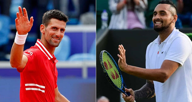 Djokovic y Kyrgios por la final varonil de Wimbledon 2022