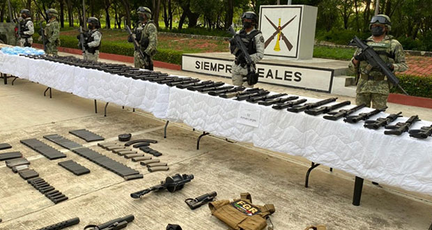 Ejército y GN aseguran droga en Baja California y armas en Michoacán 