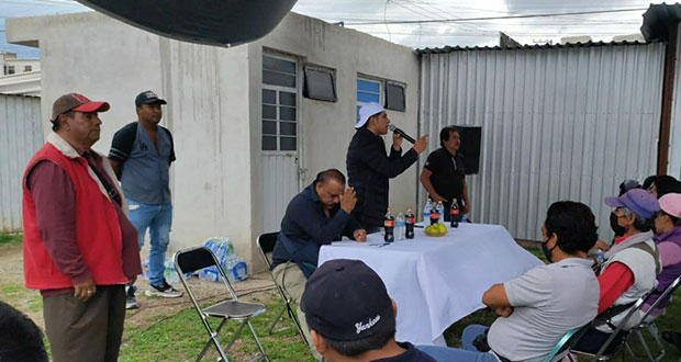 En Puebla, líder antorchista de comerciantes pide unión ante Covid