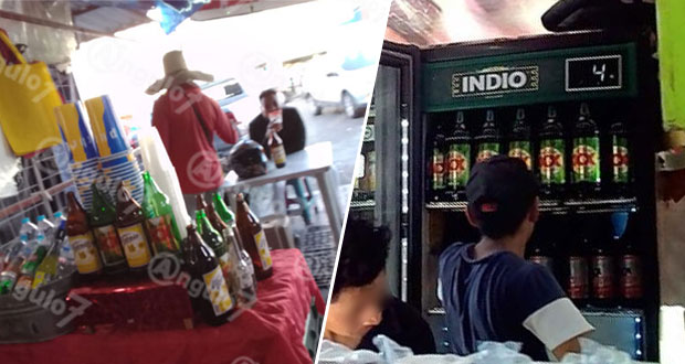 En Rivera Anaya y mercado Zapata, incrementa venta de alcohol en vía pública