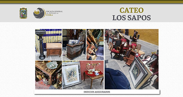 En casa en “Los Sapos”, FGE recupera artículos con reporte de robo