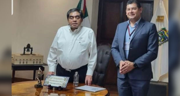 En medio de destapes para 2024, Armenta se reúne con Barbosa en Casa Aguayo