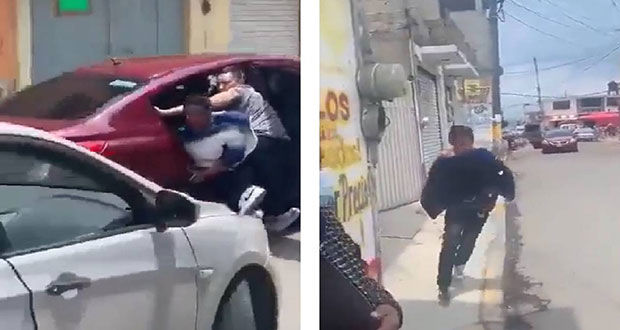 Joven salta de auto para escapar de secuestradores en Edomex