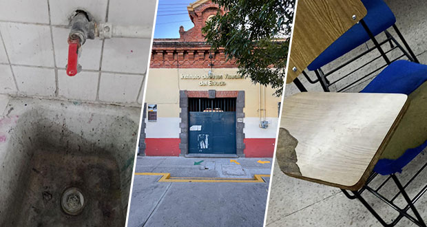 Persisten malas condiciones en instalaciones de Instituto de Artes de Puebla