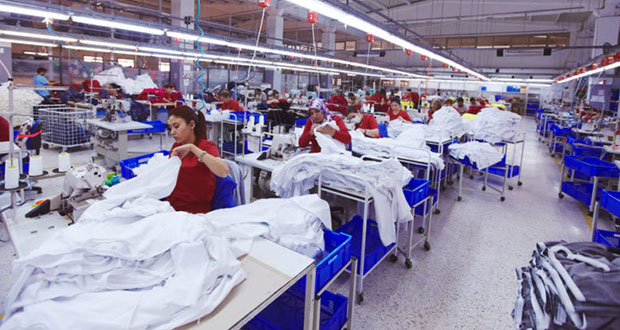 Personal en manufactura de Puebla crece 2.1% durante mayo
