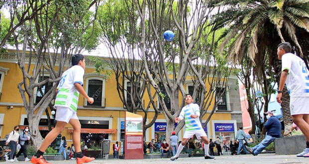 Plazuela de San Luis, espacio deportivo para jóvenes poblanos