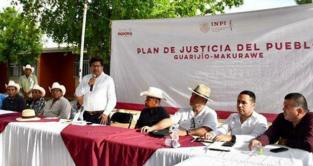 Por acuerdo, Federación dará caminos y electricidad a pueblo  guarijío 