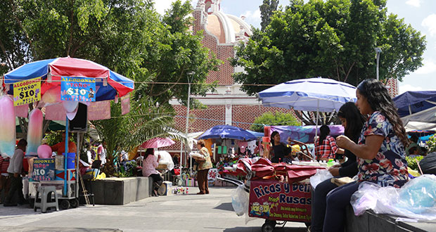 Por festejo a Virgen del Carmen en Puebla capital, cierre de calles
