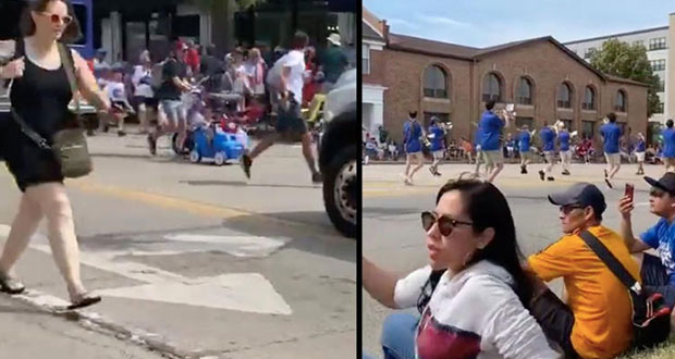 Reportan tiroteo en desfile de la independencia en Illinois, EU
